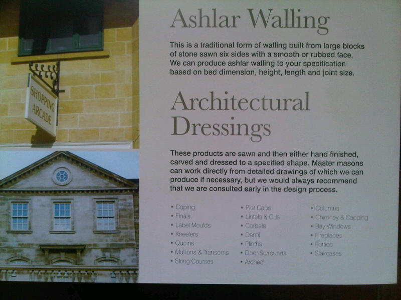 Natural English Stone. Ashlar and Architectural Dressings